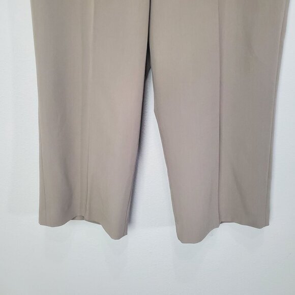 SANDRO Womens Pants 12 Capri Sportswear Tan High Rise Wide Leg Outdoor Hike Golf - Picture 6 of 9